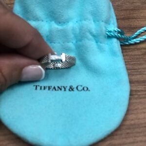 Tiffany & Co. Mesh Silver Ring